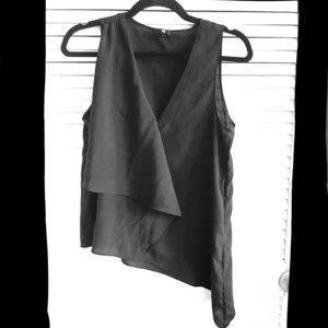 Black flowy tank top